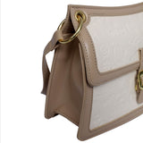 Crossbody bag Beige and offwhite