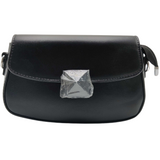 women Crossbody Bag Black with coin wallet:)