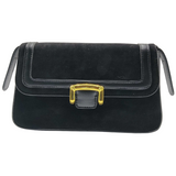 women velvet Crossbody Bag black :)