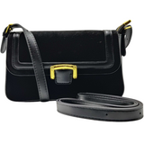 women velvet Crossbody Bag black :)