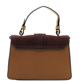 Women velvet Crossbody Bag maroon/brown :)