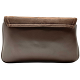 women velvet Crossbody Bag Brown:)